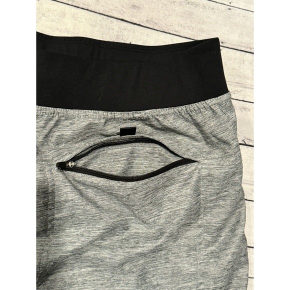 PRANA Mens Mojo Shorts Size L Gray Exercise Workout Lightweight Gym Yoga Stretch - Picture 14 of 16